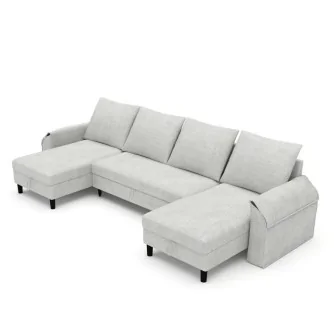 Aalija U-Shape Corner Sofa Bed
