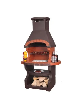MASONRY BARBECUE K2 - BROWN (S)