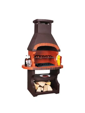 MASONRY BARBECUE K2 - BROWN (S)